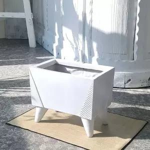 화분 스탠드 인테리어 실내 정원 원목 삼발이 화분대 27x18x23cm