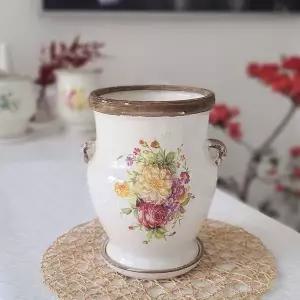 모던 인테리어 도자기 화분 실내 식물용 20x25cm 세련된 디자인