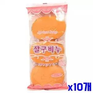 [콩심팥심]은은한 살구향 세수비누 3P x10개
