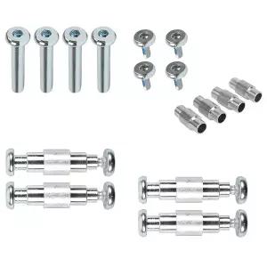 Dime Bag Hardware 인라인 스케이트 교환용 차축 스케이트 업그레이드 키트 알루미늄 베어링 스페이서 포함