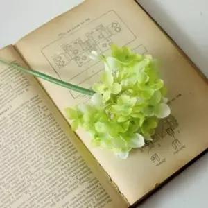 조화꽃 꽃보라 수국 조화 그린 인조꽃 장식