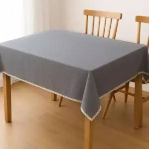 테이블보 프랑즈사각방수테이블식탁보 120x120cm 그레이