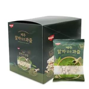 제주 말차 담은 과즐 22g 8개 1통 전통간식 한과 티타임 디저트 어르신선물 선물용 어른 과자