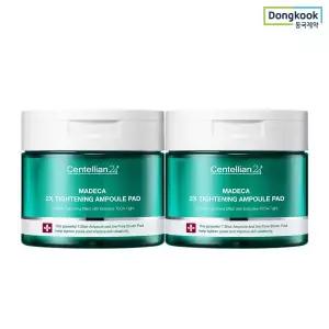 뷰티톤업 동안관리 주름집중 안티링클 마데카 더블 타이트닝 앰플 패드 165ml (60매) 2개 흡수 모공 리프팅