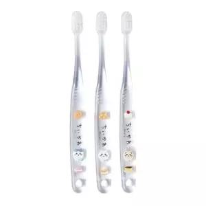 치이카와 아동용 칫솔 3P 세트 (캡포함) STEP2유아 아기 어린이