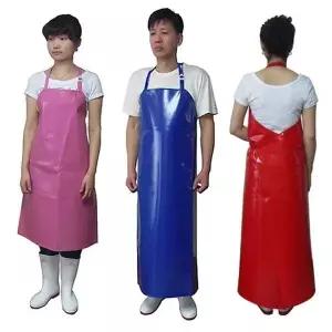 우레탄 양면 코팅 방수 주방 업소용 작업 앞치마 대