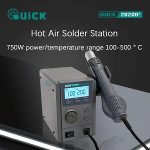 납땜 스테이션 QUICK 2020D+ 750W 히트 건 재작업 BGA SMD 급속 가열용 열기 용접