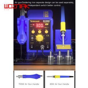MECHANIC 8586D 열풍 납땜 스테이션 2 in 1 SMD 인두 수리 LED 디지털 디스플레이 수공구