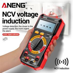 ANENG SZ305 디지털 멀티미터 AC/DC 전압계 전류계 커패시터 hFE 트라이오드 NCV 유도 전문 전기 기술자