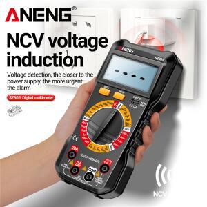 ANENG SZ305 디지털 멀티미터 전문 AC/DC 전압 전류계 커패시터 hFE 삼극관 NCV 유도 전기 테스터