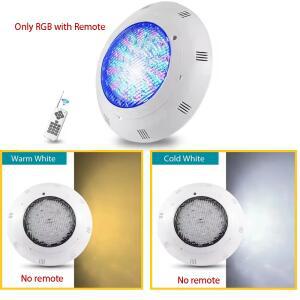 LED 수중 수영장 조명 RGB 색상 변경 AC12V 12W 18W 25W 35W 45W IP68 방수 램프 따뜻한 흰색/차가운 흰색