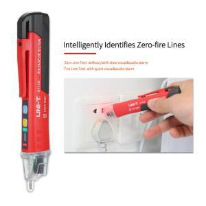 UNI-T AC 전압 검출기 UT12D 비접촉 테스터 12V-1000V 전기 펜 전력 센서 LED
