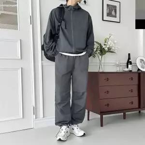 [하프클럽/]TBZ GAA PJ707-P207M 남자포시즌후드바람막이 스트링 와이드세트