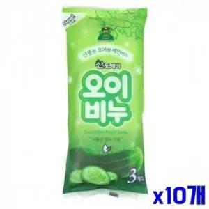 산뜻한 산도깨비 오이비누 3P x10개-WFNHFTM