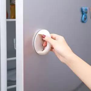 고품질 부착식 손잡이 화이트 붙이는 베란다 원형 창문 핸들 창문손잡이 (WB9FD17)