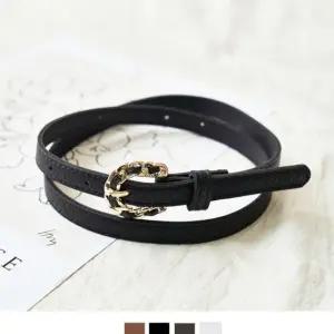 여성 골드비조 벨트 벨트선물 빅사이즈벨트 소가죽벨트 스트릿벨트 슬림벨트 (WAF6495)