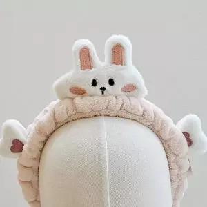 TBZ 큐티 토끼 하트 소프트 머리띠 세안밴드 세수머리띠-WFNHHHM