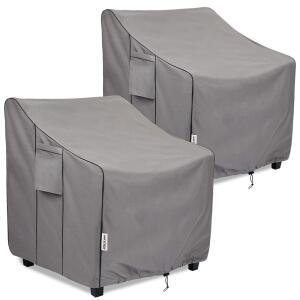 볼트링크 파티오 의자 커버 방수 헤비 듀티 야외 가구 커버 최대 36W x 37D x 36H 인치 -2 팩 장착 가능