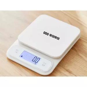 충전 방수 주방 5kg 미세 계량 흰색 전자 베이킹 정밀 배터리
