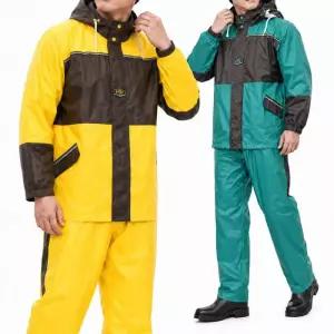 [인코디아웃도어]작업용 우비 상하세트 산업현장 안감메쉬 상하복 비옷 ICA-03