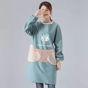 고품질 TBZ 방수 카페 작업복 미술 작업용 청소 주머니 앞치마 작업복앞치마 방수작업복 WFNH1YI