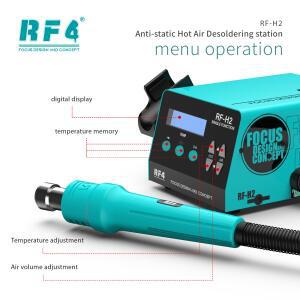 RF4 RF-H2 1000W 빠른 디 솔더링 핫 에어 건 스테이션 디지털 디스플레이 지능형 BGA 재 작업 칩 수리