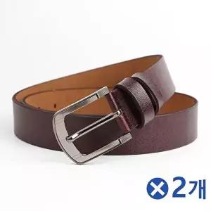 TBZ 와일드 다크체리 소가죽 남성벨트 120cmx2개 패션벨트-WFNN6GC