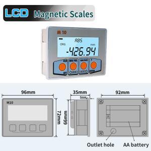 M10 LCD 자기 그리드 스케일 목공 통합 내장형 측정 시스템 얼룩 벨트 프로파일이 있는 테이프