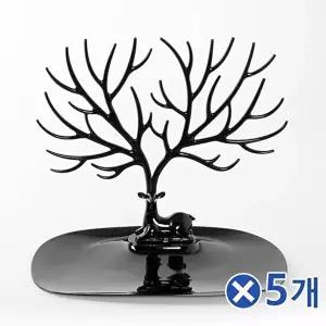 TBZ 유니크 사슴뿔 악세사리 진열대 블랙x5개 소품받침대-WFNN7HF