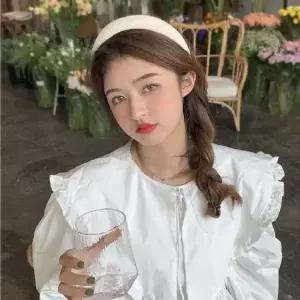 WL (이거찜) 패브릭 볼륨 헤어밴드 머리띠 플로럴패턴-WFNMVHT