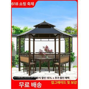 야외 파고라 정자 한옥 파빌리온 팔각정자 펜션 만들기