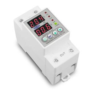Din 레일 듀얼 디스플레이 가변 과전압 전류 및 저전압 보호 장치 릴레이 40A 63A 220V