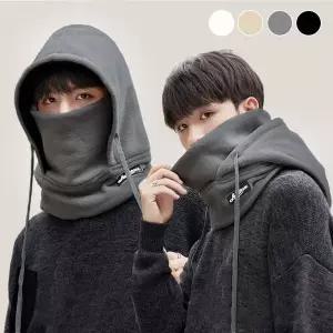 남성모자 플리스 마스크 후드워머