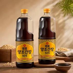 샘표 양조간장 501 1.7L 2개