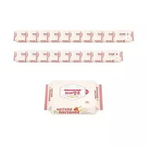 고품질 휴대용 미니 물티슈 30매 플레인 20개 일회용티슈 대용량 휴대용물티슈 여행용 미니물티슈 WFNHEZD