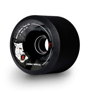 파이어볼 비스트 76MM 롱보드 휠 87A - 다운힐 크루징 및 슬라이딩을 위한 스케이트보드 휠용 미국산 (4종 세트)