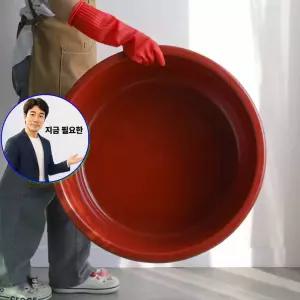 지금 필요한 다라이 플라스틱다라 고무다라 김장용 빨간다라이 대형대야