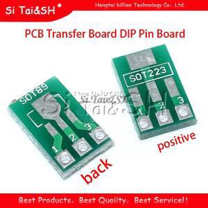 20pcs SOT89 SOT223-DIP PCB 전송 보드 DIP 핀 피치 어댑터 키 세트
