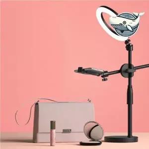 유튜브 촬영용 삼각대 조명 거치대 스마트폰