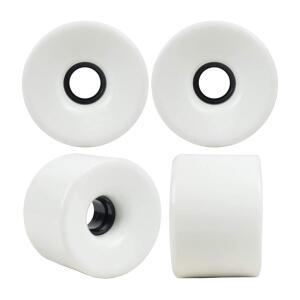 레이스본 60MM 롱보드 스케이트보드 휠 경도 78A 폴리우레탄 크루징 휠 프리 608 베어링 및 스페이서 세트 4개