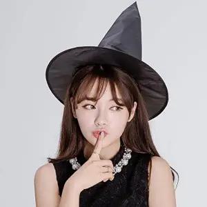 고품질 TBZ 축제파티소품 마녀분장 검은모자(소) 이모지코스튬 이모지코스튬 파티의상 파티소품 WFNHOIE