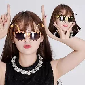 고품질 TBZ 축제파티소품 꿀벌디자인 포인트안경 파티세트 코스튬 파티소품 파티의상 이모지코스튬 WFNHOR