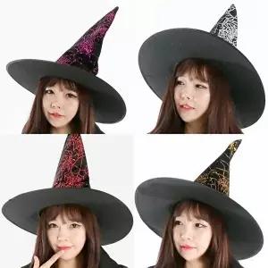 고품질 TBZ 할로윈소품 고급거미 파티 마녀모자 파티용품 코스튬 파티소품 이모지코스튬 코스튬 WFNHOS0