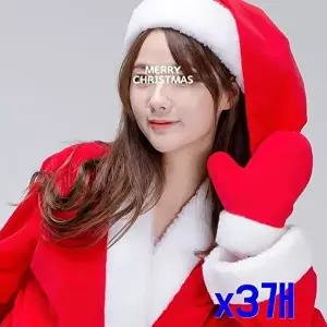 고품질 TBZ 크리스마스 파티소품 중형 산타장갑 x3개 파티용품 파티소품 이모지코스튬 파티의상 WFNHOS3