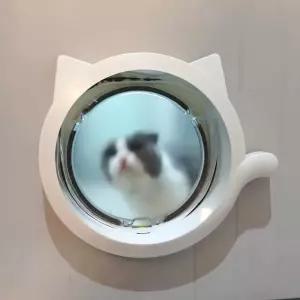 펫도어 고양이 강아지 출입문 아치형 개구멍 현관 화장실