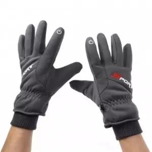 스마트폰터치 방수 엑티브 그레이 방한장갑 스키장갑