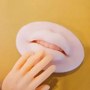 [하프클럽/]반영구 립 연습용 고무판 입술 실리콘 5D