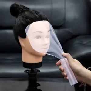 미용실 페이스쉴드 안면가리개 위생보호막 미용실보안면 헤어커트쉴드 얼굴보호가드