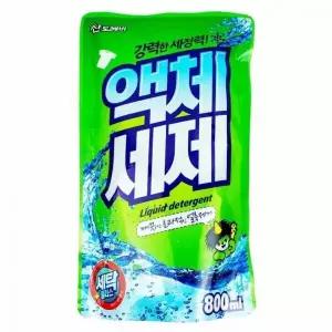 [하프클럽/]액체 세탁세제 800ml x 12개입 세탁용 세제