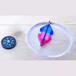 자석화된 머리핀으로 간이 나침반 만들기 10p A0036